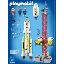 Racheta spatiala cu lansator Playmobil